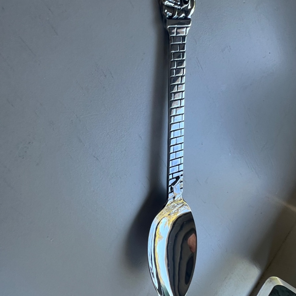 Tiffany and Co Sterling Silver Christmas Spoon - Santa Down the Chimney- - Picture 12 of 16